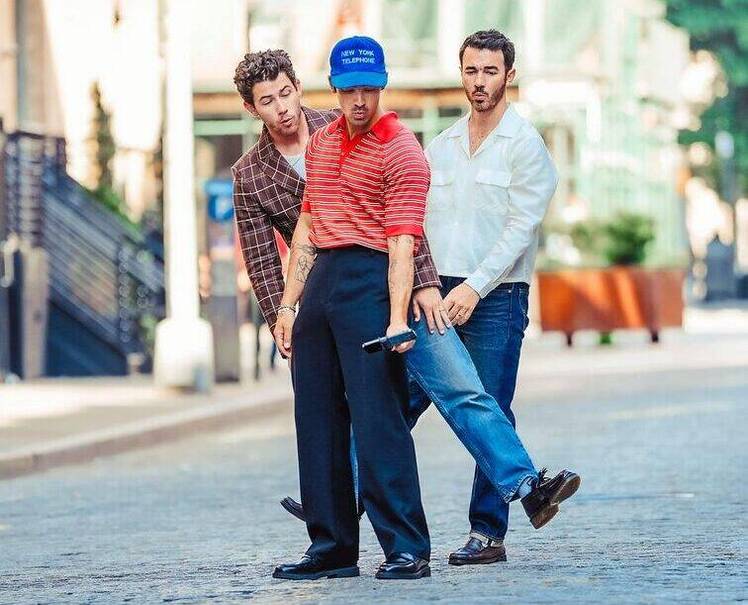 Kevin, Joe and Nick Jonas Spotted Filming in New York City After