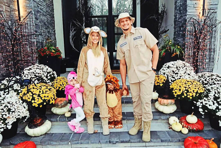 Patrick Mahomes, Olivia Munn and More Stars Who Got All Decked Out For Halloween 2 Package Brittany Patrick Mahomes INSTAGRAM.jpg master